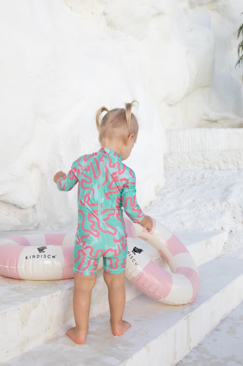 Baby Badeanzug - Coral – von KINDISCH, UV-Schutz