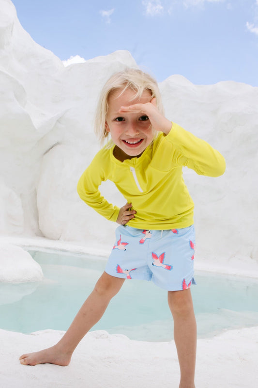 UV-Shirt langarm - Lemon Yellow