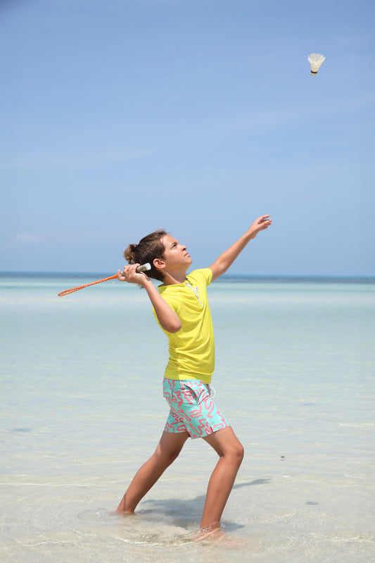 UV-Shirt kurzarm - Lemon Yellow